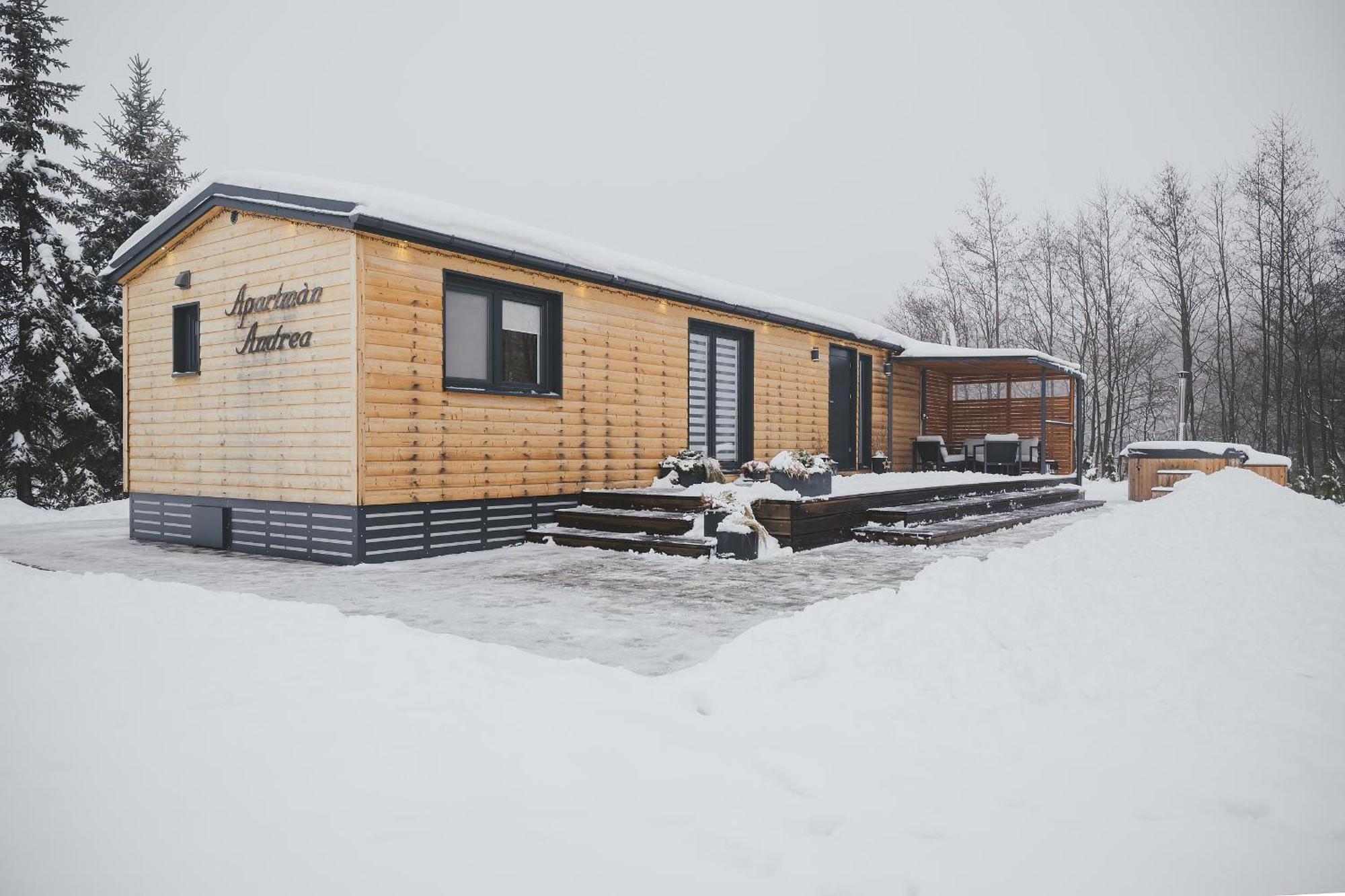 Apartman Andrea Červená Voda Esterno foto